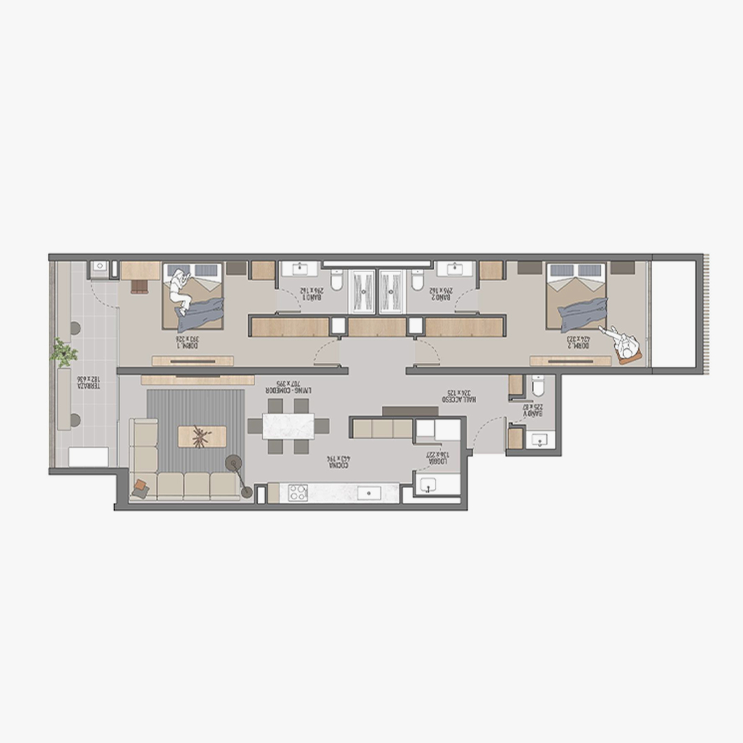 Depto 119 m2