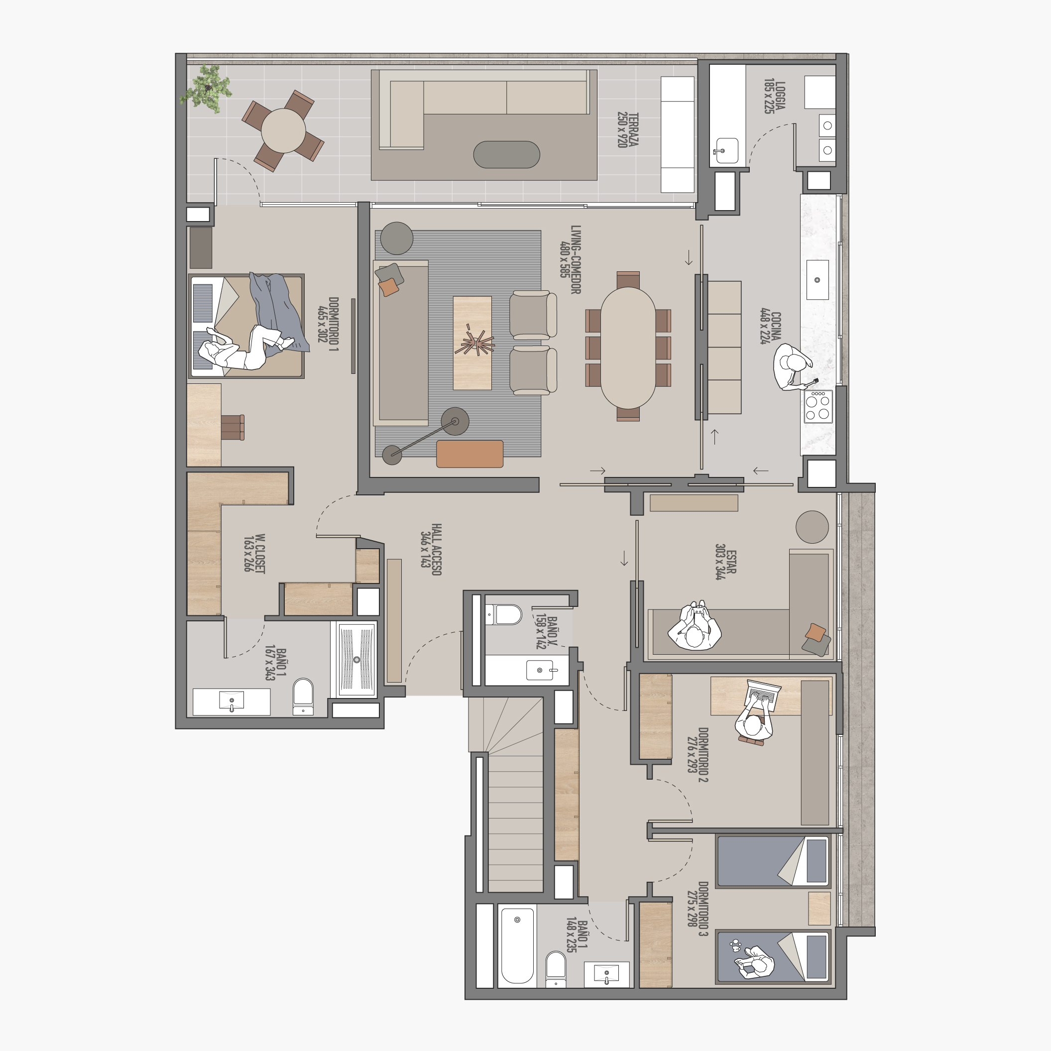 Depto 264 m2